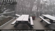 Archived image Webcam Falls Creek - Cedarwood Apartments 05:00