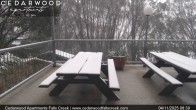Archived image Webcam Falls Creek - Cedarwood Apartments 07:00