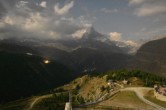 Archiv Foto Webcam Zermatt: Station Sunnega mit Blick aufs Matterhorn 23:00