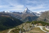 Archiv Foto Webcam Zermatt: Station Sunnega mit Blick aufs Matterhorn 11:00