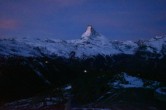 Archiv Foto Webcam Zermatt: Station Sunnega mit Blick aufs Matterhorn 05:00