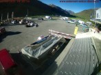 Archived image Webcam Andermatt – Parking area Gemsstock Ropeway 08:00