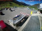 Archived image Webcam Andermatt – Parking area Gemsstock Ropeway 09:00