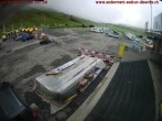 Archived image Webcam Andermatt – Parking area Gemsstock Ropeway 08:00