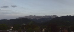 Archiv Foto Webcam Panoramakamera am Rathaus Garmisch 19:00