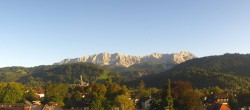 Archiv Foto Webcam Panoramakamera am Rathaus Garmisch 17:00