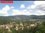 Archiv Foto Webcam Blick über Rokytnice 13:00
