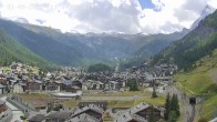 Archiv Foto Webcam Zermatt: Blick über das Dorf von Spiss 13:00