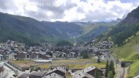 Archiv Foto Webcam Zermatt: Blick über das Dorf von Spiss 14:00