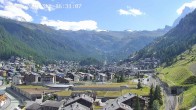 Archiv Foto Webcam Zermatt: Blick über das Dorf von Spiss 15:00