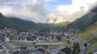 Archiv Foto Webcam Zermatt: Blick über das Dorf von Spiss 08:00