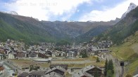 Archiv Foto Webcam Zermatt: Blick über das Dorf von Spiss 17:00