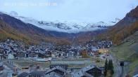 Archiv Foto Webcam Zermatt: Blick über das Dorf von Spiss 06:00