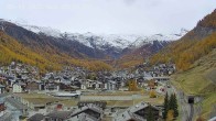 Archiv Foto Webcam Zermatt: Blick über das Dorf von Spiss 07:00