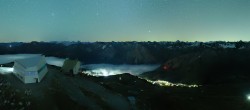 Archiv Foto Webcam Arosa: Weisshorngipfel 01:00