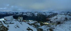 Archiv Foto Webcam Arosa: Weisshorngipfel 01:00