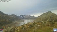 Archiv Foto Webcam Aletsch Arena: Aletschgletscher - Moosfluh 17:00