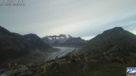 Archiv Foto Webcam Aletsch Arena: Aletschgletscher - Moosfluh 19:00
