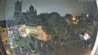 Archiv Foto Webcam Marktplatz Neuss - Quirinus Münster 23:00