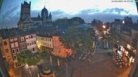 Archiv Foto Webcam Marktplatz Neuss - Quirinus Münster 05:00