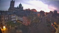 Archiv Foto Webcam Marktplatz Neuss - Quirinus Münster 06:00