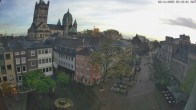 Archived image Webcam Neuss: View at the Quirinus Church 08:00