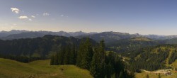 Archived image Webcam Grasgehren: Panoramic view over the ski resort 09:00