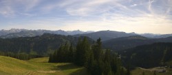 Archived image Webcam Grasgehren: Panoramic view over the ski resort 15:00