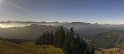 Archived image Webcam Grasgehren: Panoramic view over the ski resort 09:00