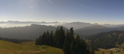 Archived image Webcam Grasgehren: Panoramic view over the ski resort 11:00
