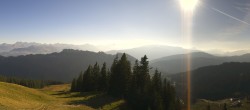 Archived image Webcam Grasgehren: Panoramic view over the ski resort 15:00