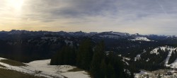Archiv Foto Webcam Panoramablick Skigebiet Grasgehren 09:00
