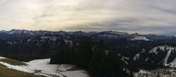 Archiv Foto Webcam Panoramablick Skigebiet Grasgehren 11:00