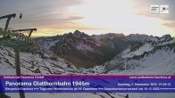 Archiv Foto Webcam Bergstation Glatthornbahn 06:00