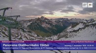 Archiv Foto Webcam Bergstation Glatthornbahn 15:00
