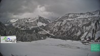 Archived image Damüls: Webcam Hertehof 13:00