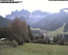 Archiv Foto Webcam Villnöss: St. Magdalena und die Geisslerspitzen 11:00