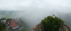 Archiv Foto Webcam Pfronten: Blick von der Burgruine Falkenstein 09:00