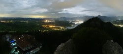 Archived image Webcam View of Falkenstein Castle 23:00