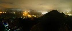 Archiv Foto Webcam Pfronten: Blick von der Burgruine Falkenstein 23:00