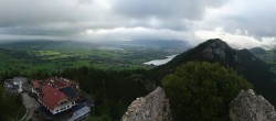 Archiv Foto Webcam Pfronten: Blick von der Burgruine Falkenstein 07:00