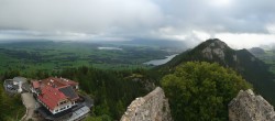 Archiv Foto Webcam Pfronten: Blick von der Burgruine Falkenstein 08:00