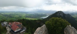Archiv Foto Webcam Pfronten: Blick von der Burgruine Falkenstein 09:00