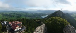 Archiv Foto Webcam Pfronten: Blick von der Burgruine Falkenstein 10:00