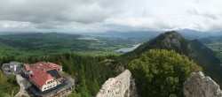Archiv Foto Webcam Pfronten: Blick von der Burgruine Falkenstein 11:00