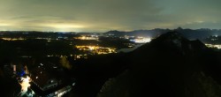 Archiv Foto Webcam Pfronten: Blick von der Burgruine Falkenstein 03:00