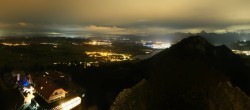 Archiv Foto Webcam Pfronten: Blick von der Burgruine Falkenstein 03:00