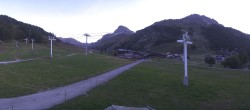 Archiv Foto Webcam Val d&#39;Isère: Übungspisten im Tal 19:00