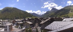 Archived image Webcam Val d&#39;Isère Village 13:00