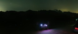 Archiv Foto Webcam Val d&#39;Isère: Rocher de Bellevarde 23:00